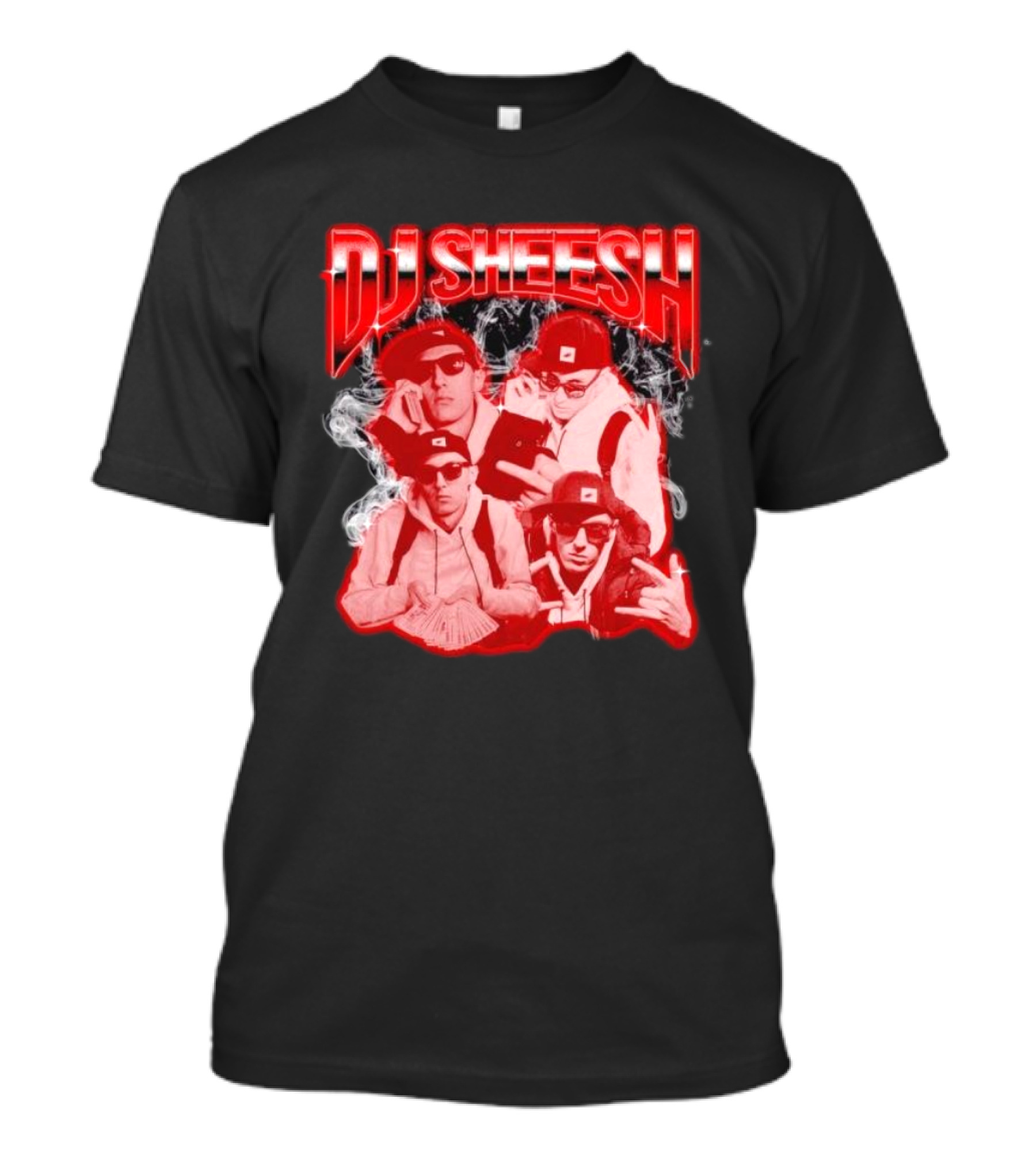 DJ Sheesh Smoking Cool Vibes With Cyclops Crew T-Shirt