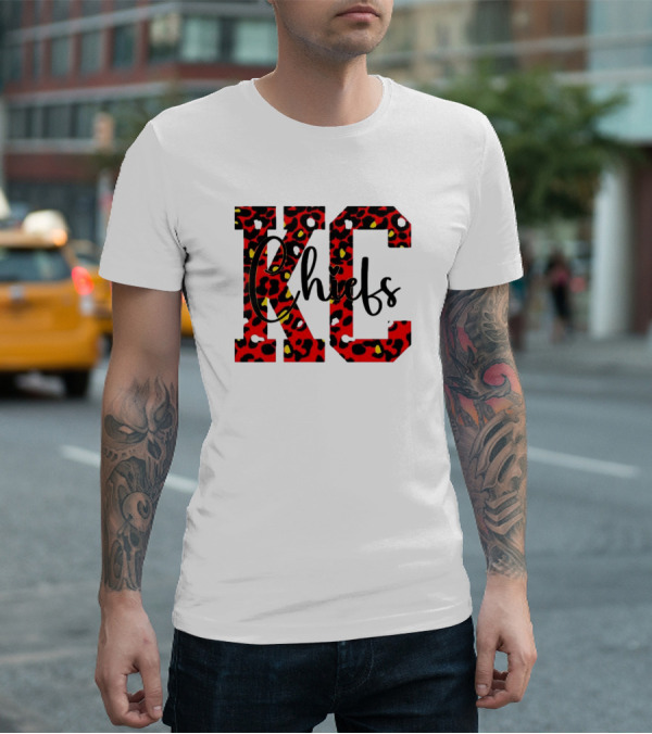 KC Chiefs Leopard Print T-Shirt
