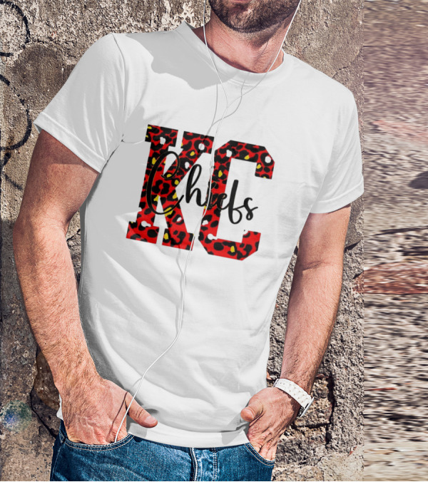 KC Chiefs Leopard Print T-Shirt