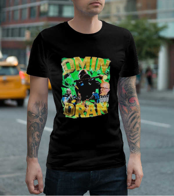 OMIN DRAN Arcade Vintage Parental Advisory T-Shirt