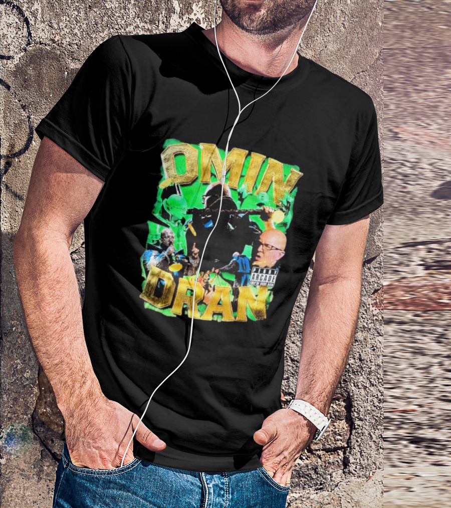 OMIN DRAN Arcade Vintage Parental Advisory T-Shirt