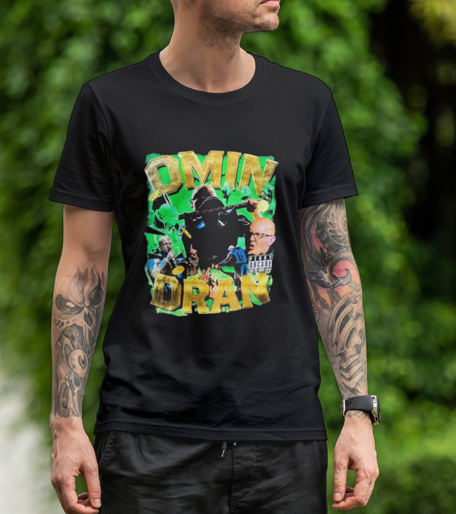 OMIN DRAN Arcade Vintage Parental Advisory T-Shirt