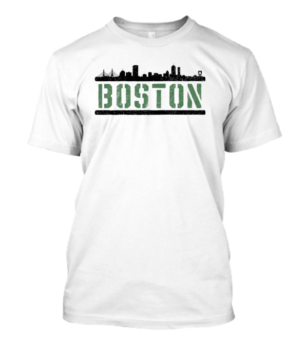 Boston Skyline Cityscape Building T-Shirt