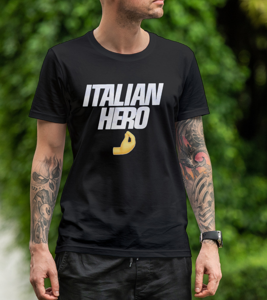 Italian Hero Che Vuoi Hand Gesture Emoji T-Shirt