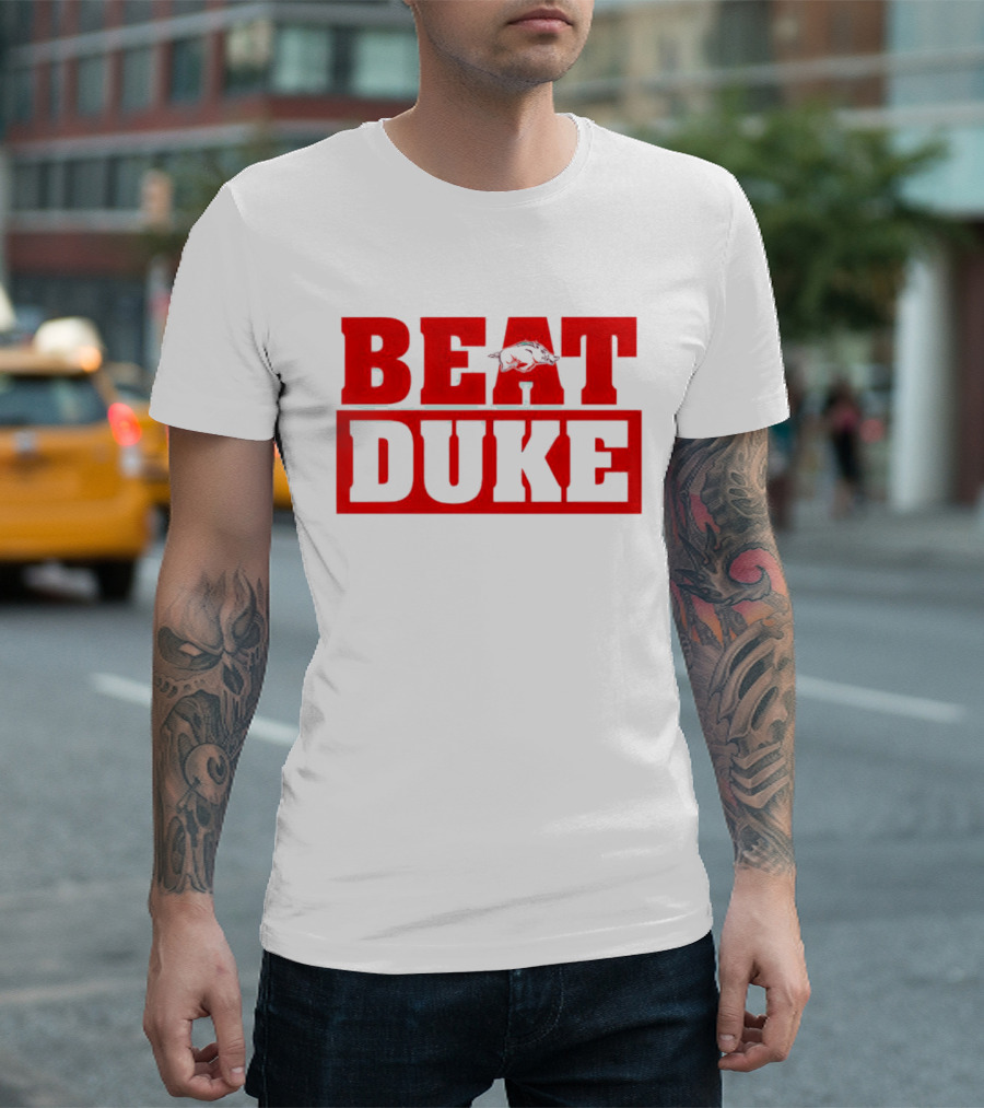 Arkansas Razorbacks Beat Duke Red T-Shirt