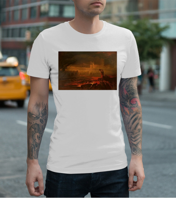 Birmingham John Martin Pandemonium Painting T-Shirt