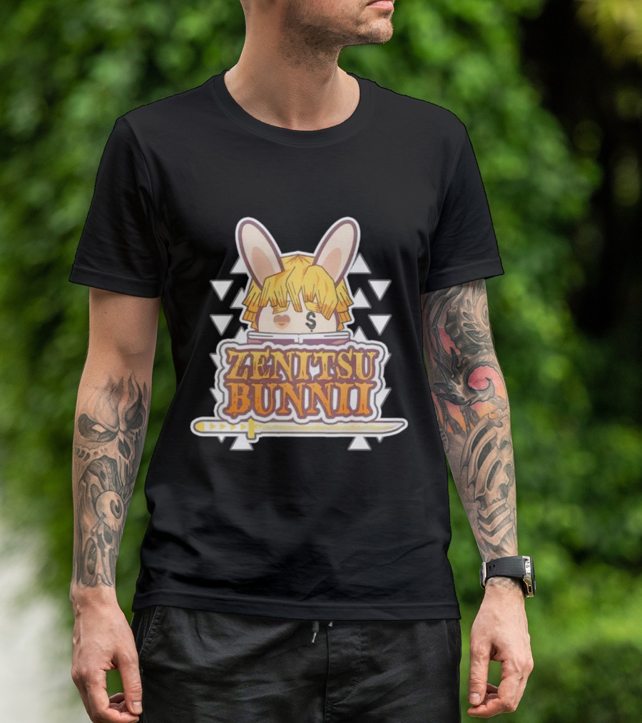 Zenitsu Bunnii Bunnii Gang Samurai Sword T-Shirt