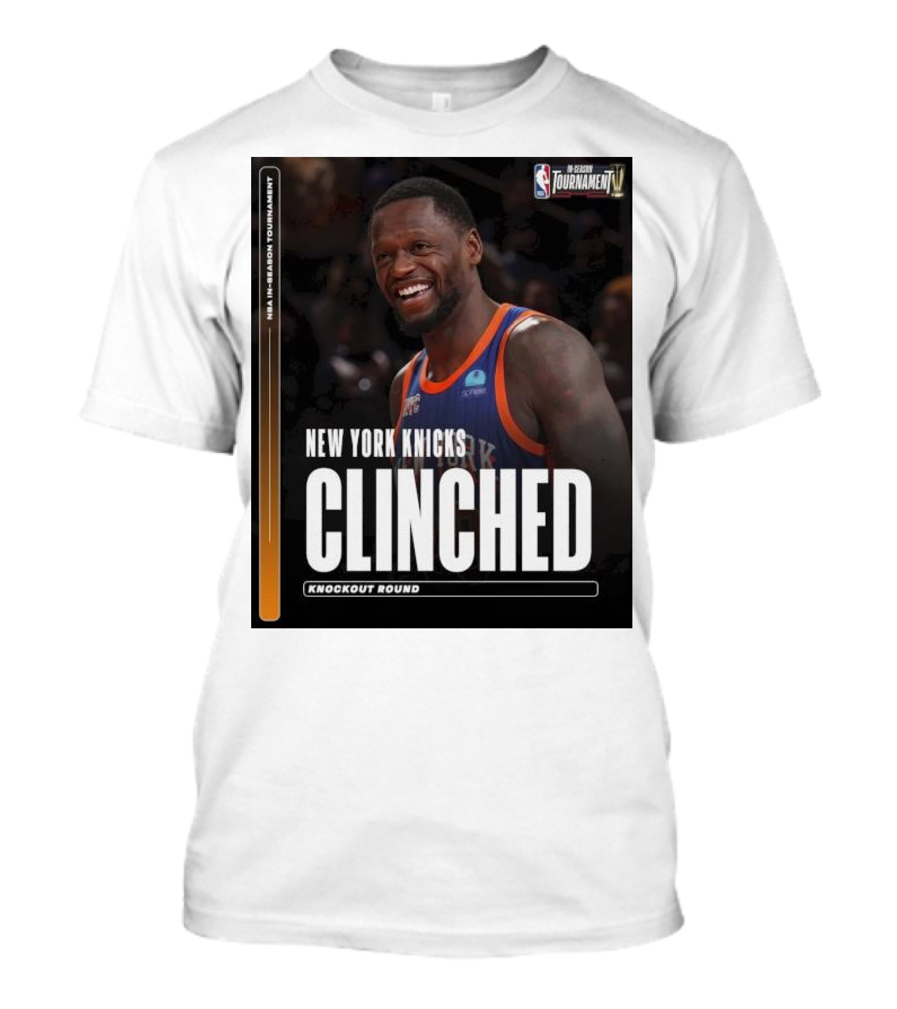 NBA In-Season Tournament New York Knicks Clinched Knockout Round T-Shirt