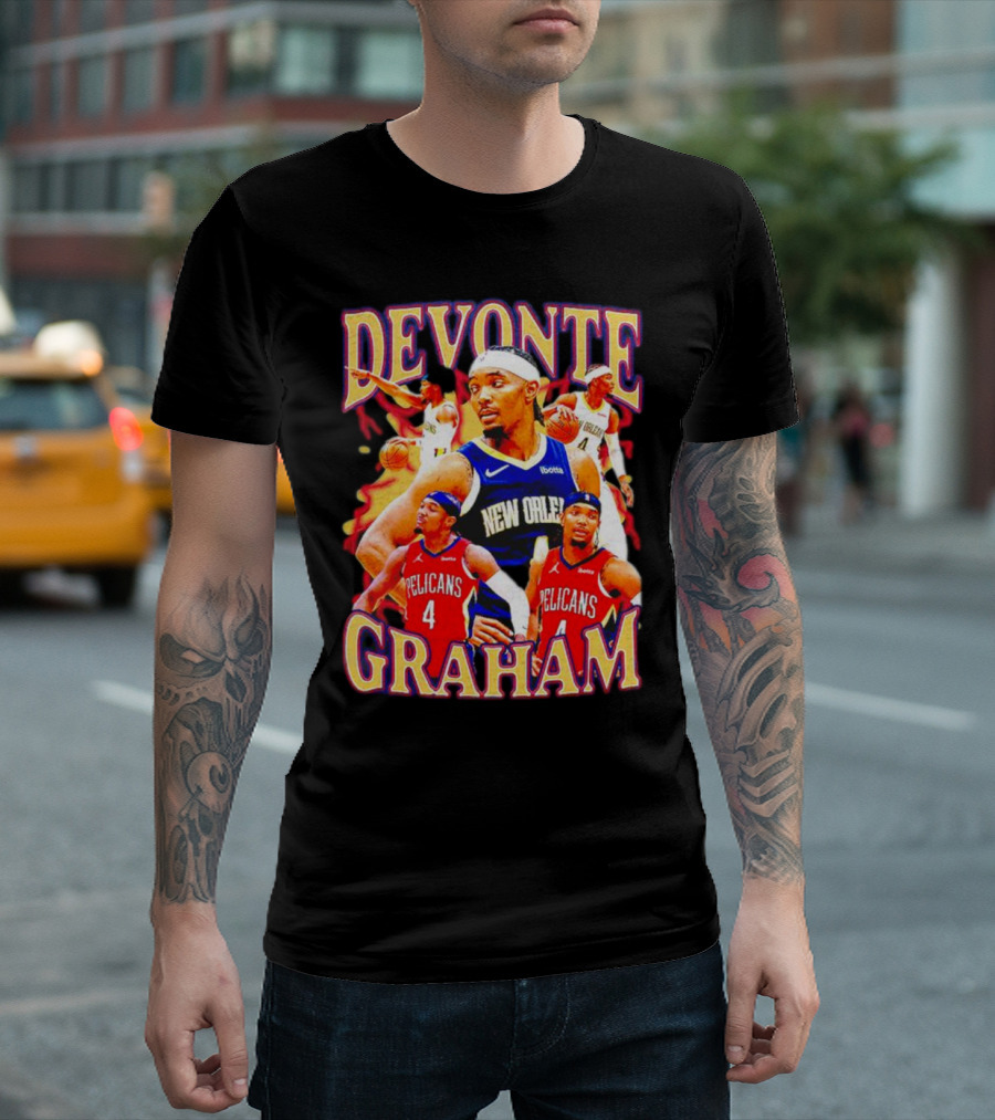 Devonte Graham New Orleans Pelicans Basketball T-Shirt