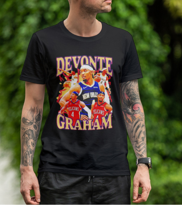 Devonte Graham New Orleans Pelicans Basketball T-Shirt