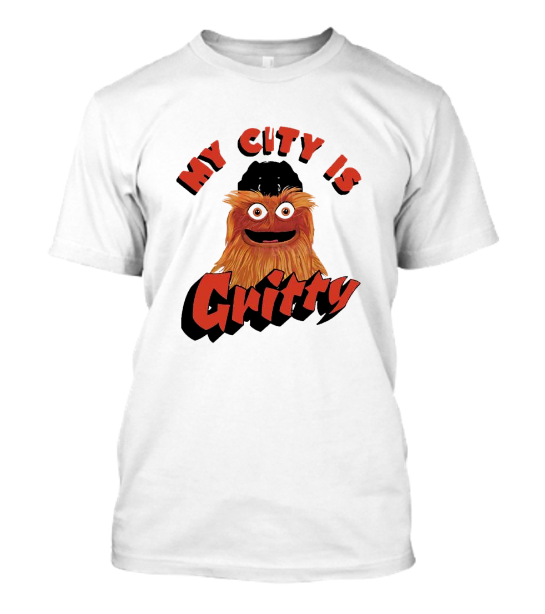 Philadelphia Flyers My City Is Gritty Mascot T-Shirt