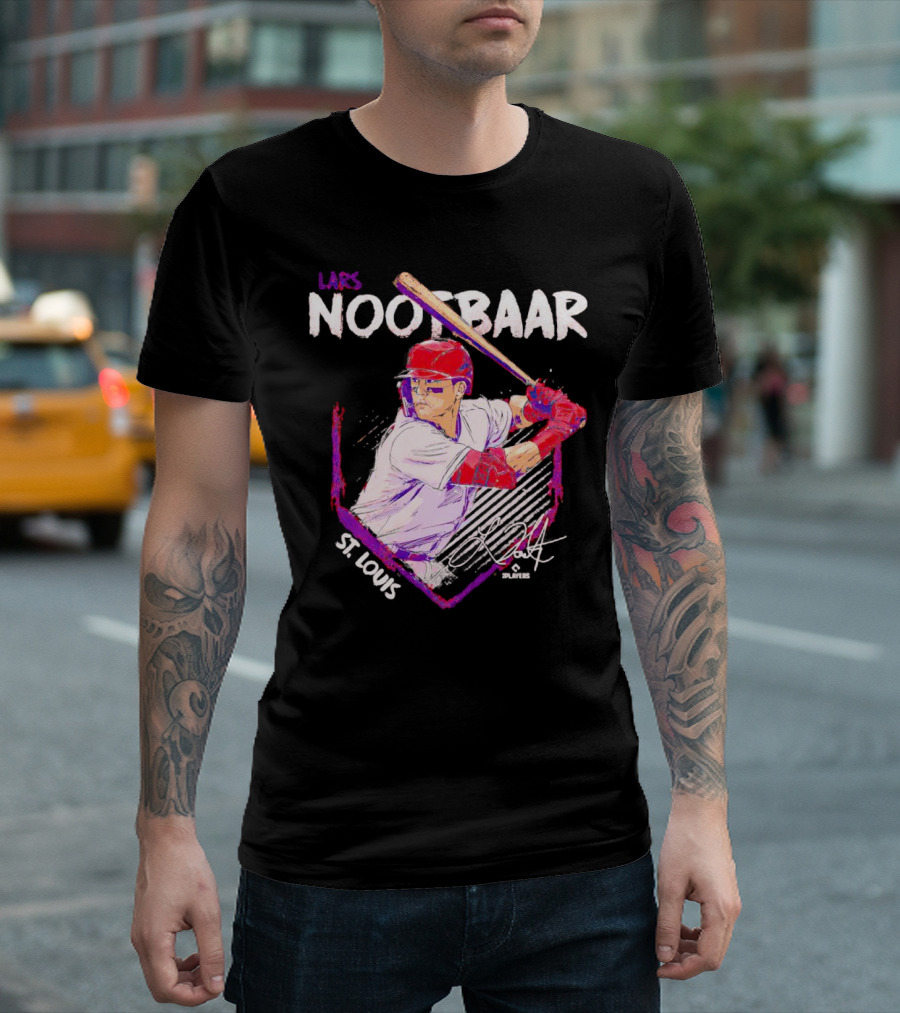 Lars Nootbaar St. Louis Baseball Players Signature T-Shirt