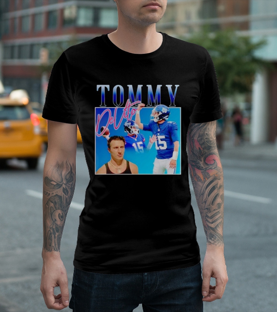 TOMMY DeVito New York Giants Quarterback Legacy T-Shirt