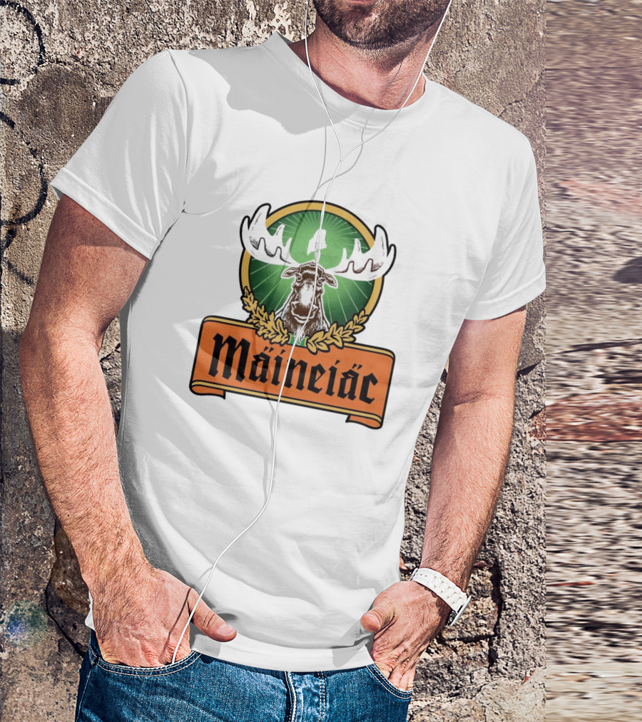 Jagermeister Maineiac Moose Maine T-Shirt