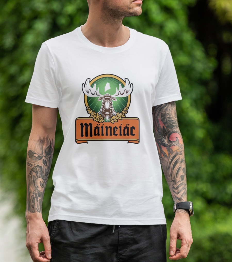 Jagermeister Maineiac Moose Maine T-Shirt