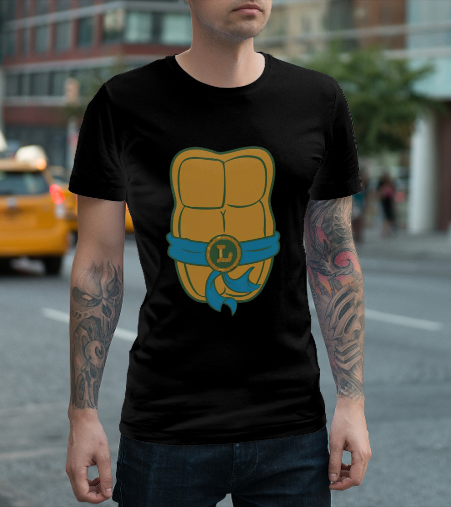 Leonardo Belt Turtle Shell Abs T-Shirt
