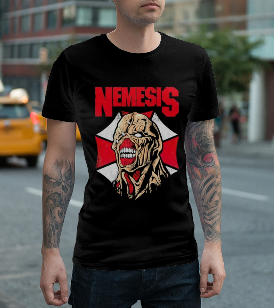 Nemesis Umbrella Biohazard Creature T-Shirt