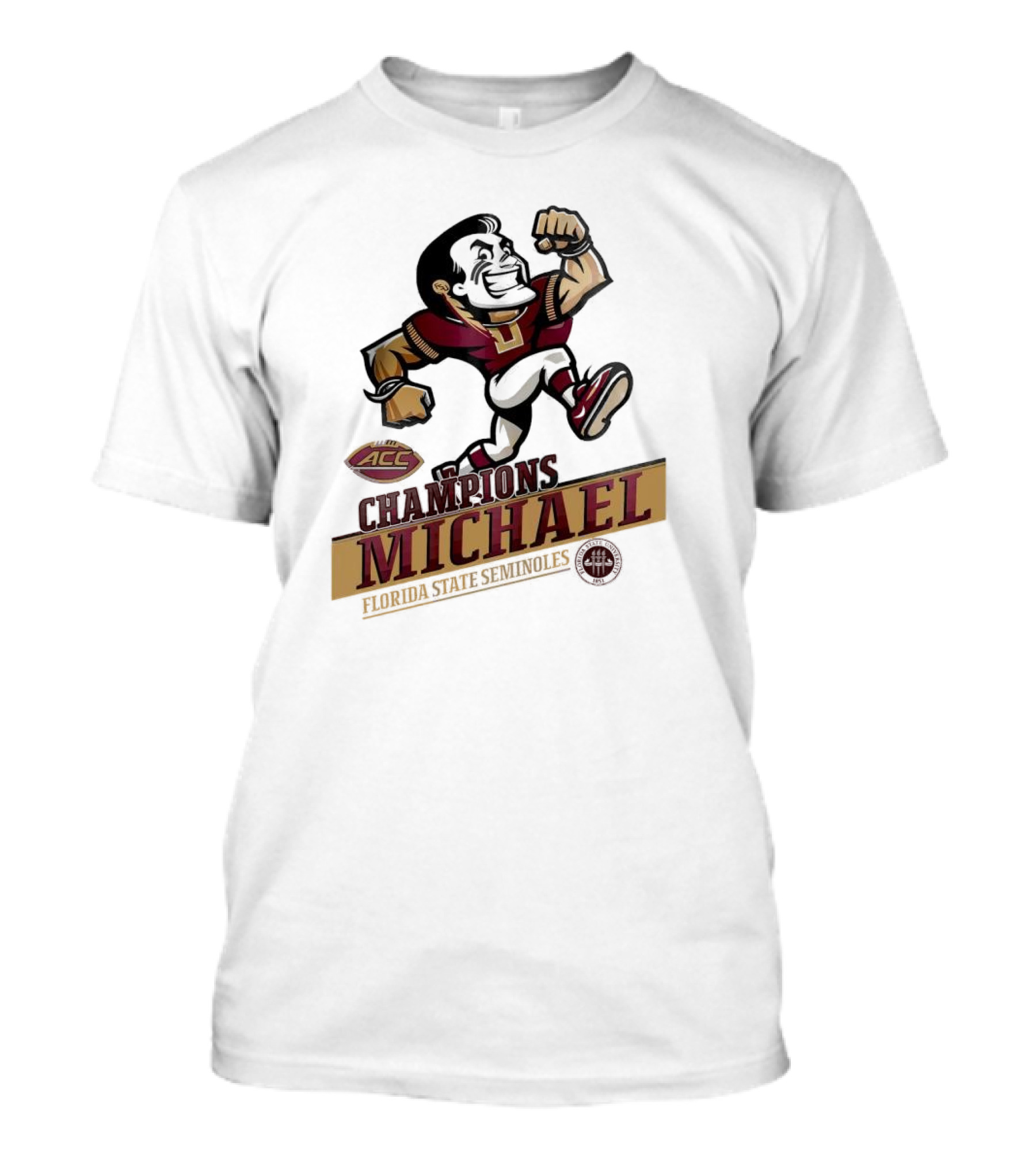 ACC Football Champions Michael Florida State Seminoles T-Shirt