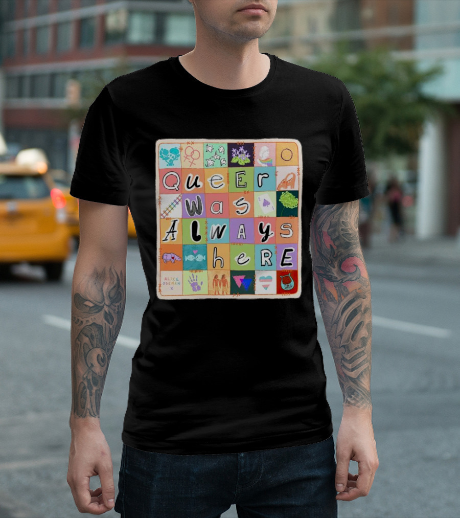 Alice Oseman X Qwah Queer Was Always Here Quilt T-Shirt