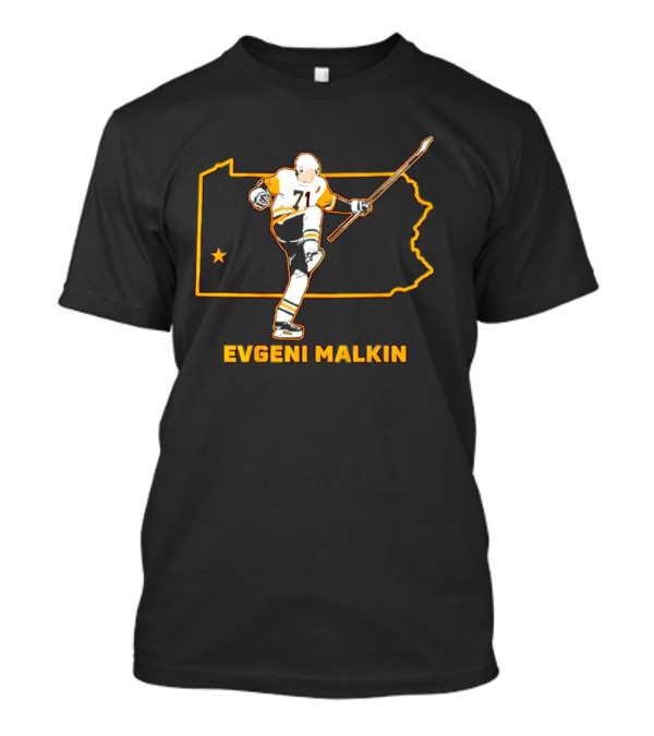 Evgeni Malkin 71 Pennsylvania State Hockey Star T-Shirt