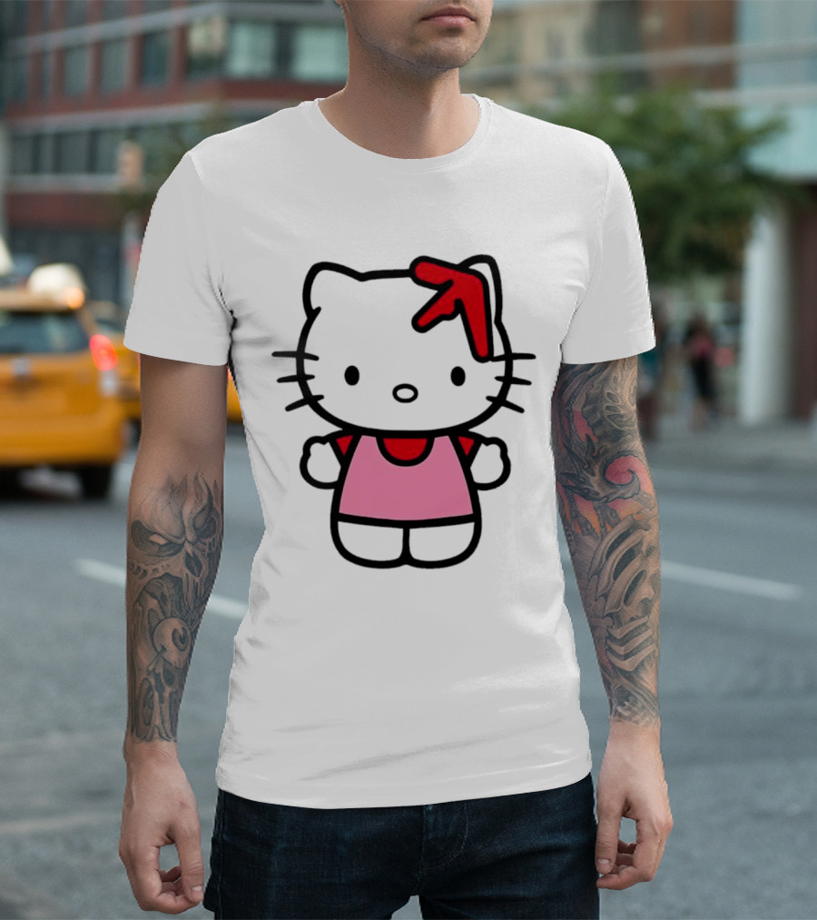 Hello Kitty Aphex Twin Mashup T-Shirt