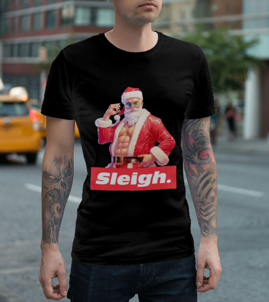Sleigh Santa Christmas T-Shirt
