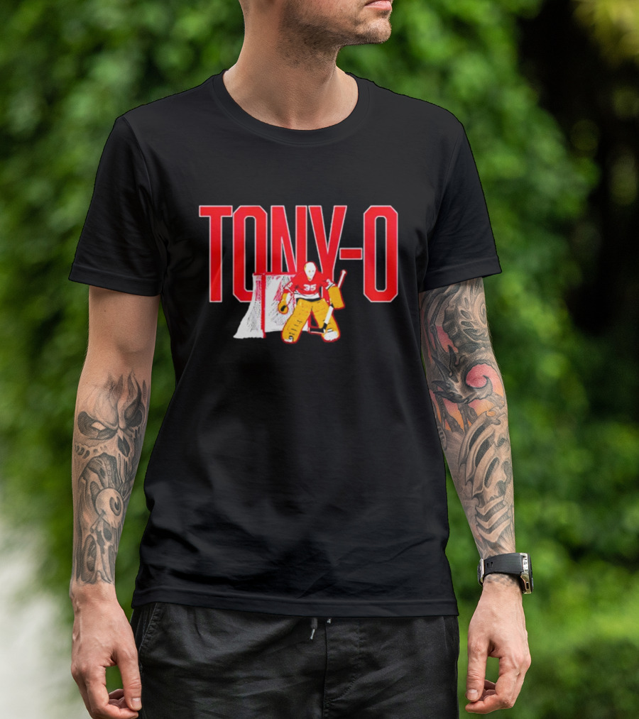 TONY-O 35 Hockey Goalie Net T-Shirt
