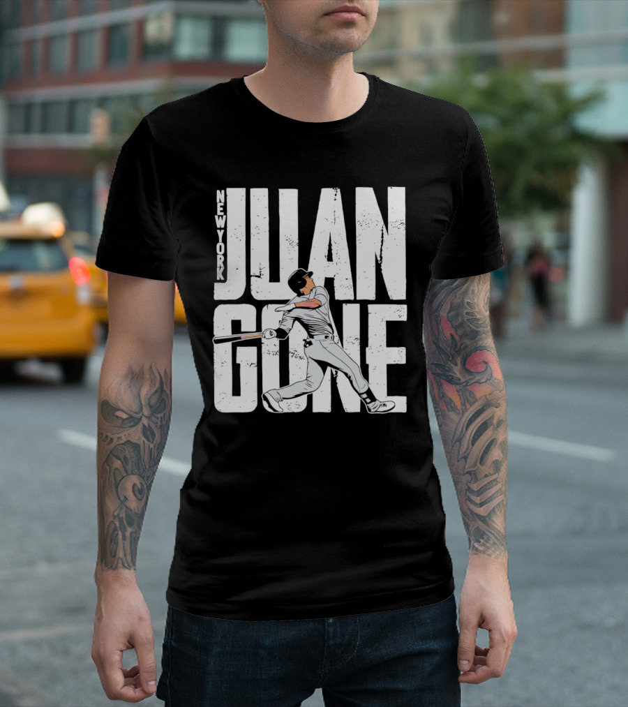 New York Juan Gone Baseball Swing T-Shirt
