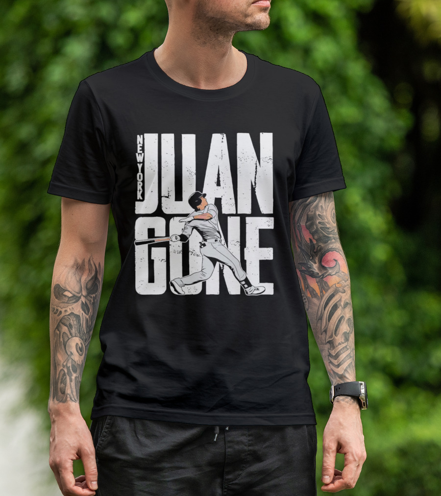 New York Juan Gone Baseball Swing T-Shirt
