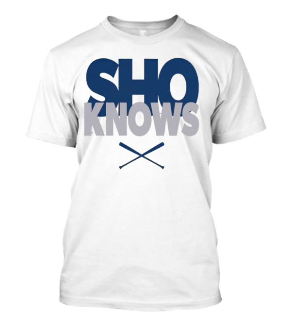 Shohei Ohtani Sho Knows LA Baseball T-Shirt
