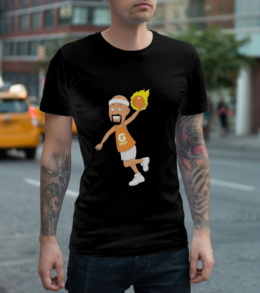 G Pop Flame Basketball T-Shirt