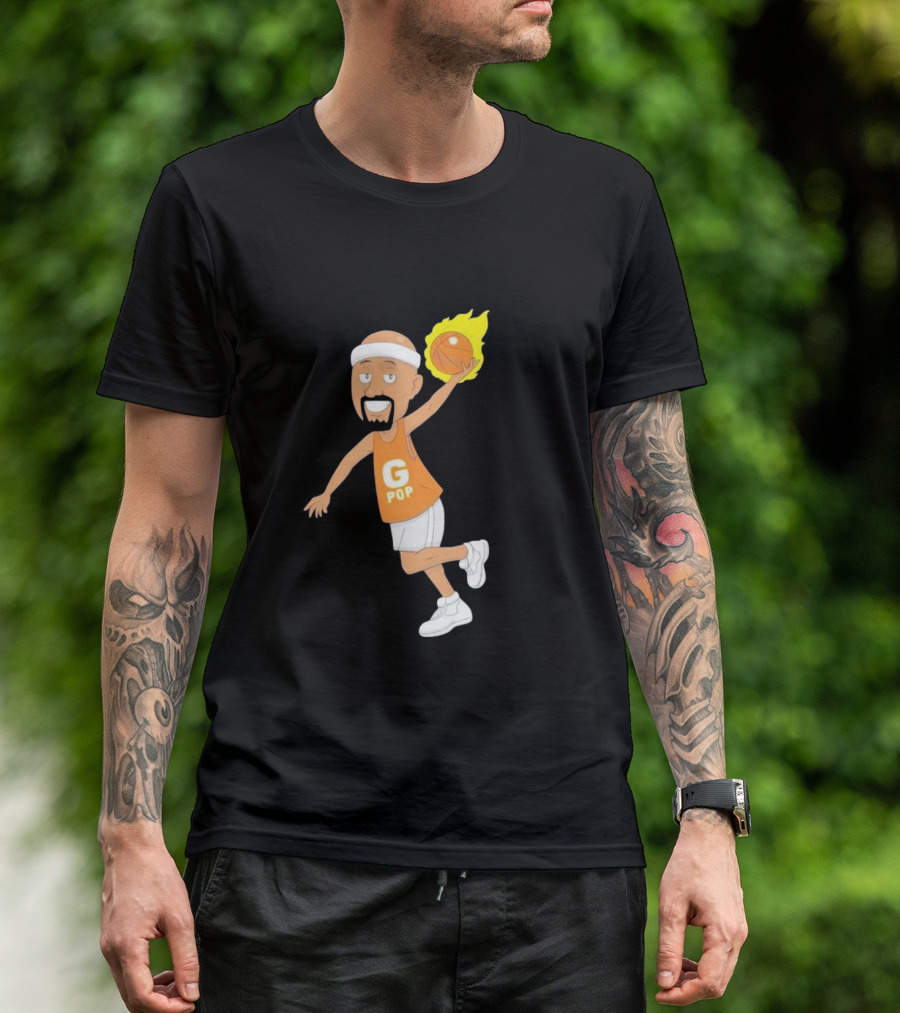 G Pop Flame Basketball T-Shirt