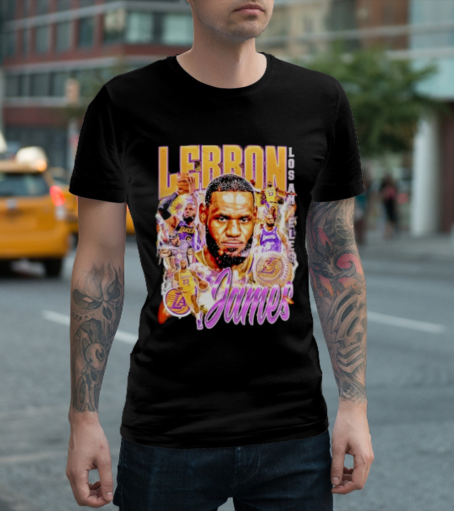 LEBRON JAMES LOS ANGELES LAKERS 23 ICONIC BASKETBALL LEGEND T-Shirt