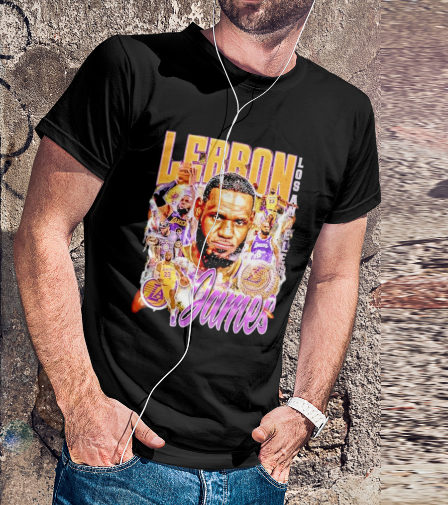 LEBRON JAMES LOS ANGELES LAKERS 23 ICONIC BASKETBALL LEGEND T-Shirt