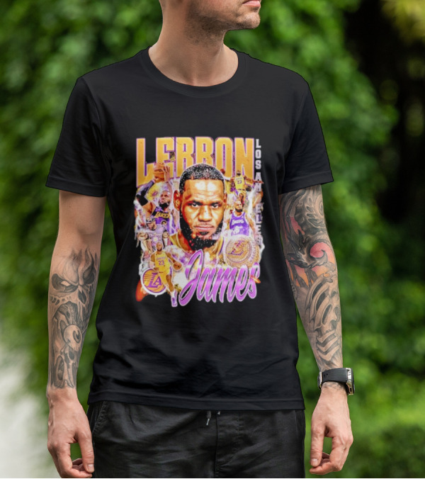 LEBRON JAMES LOS ANGELES LAKERS 23 ICONIC BASKETBALL LEGEND T-Shirt