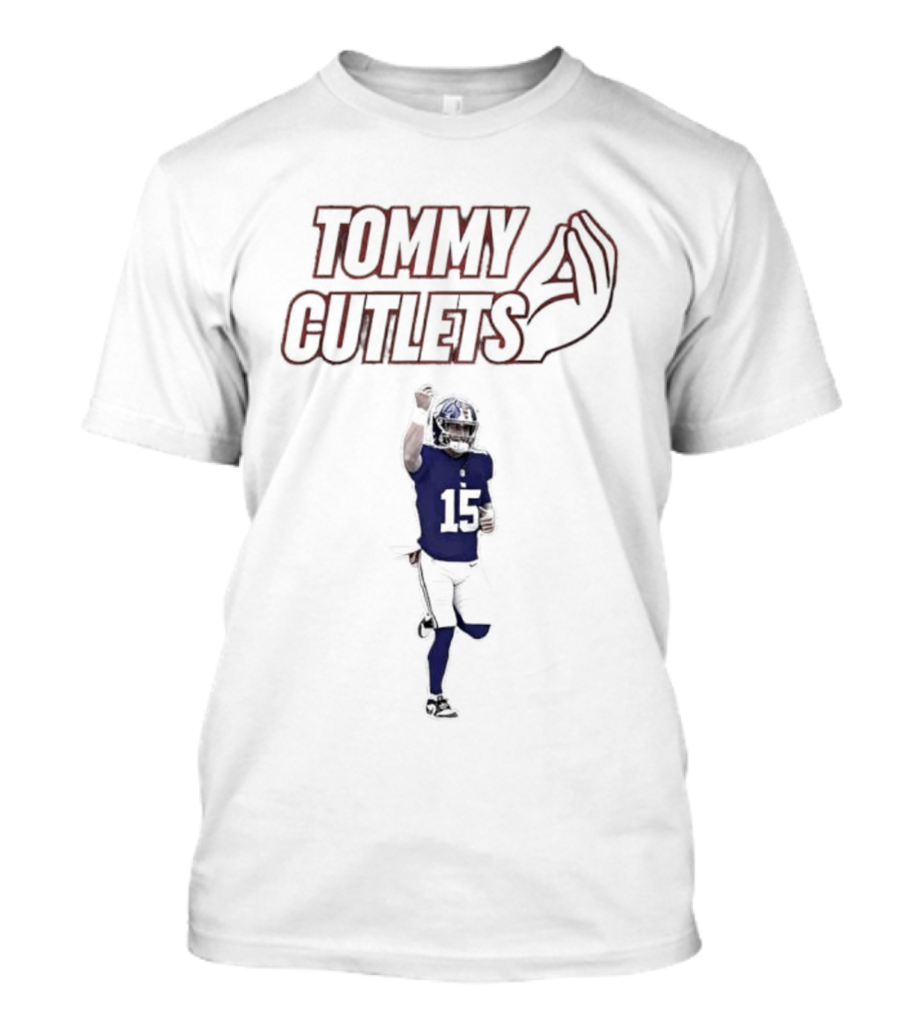New York Giants Tommy Devito Tommy Cutlets T-Shirt