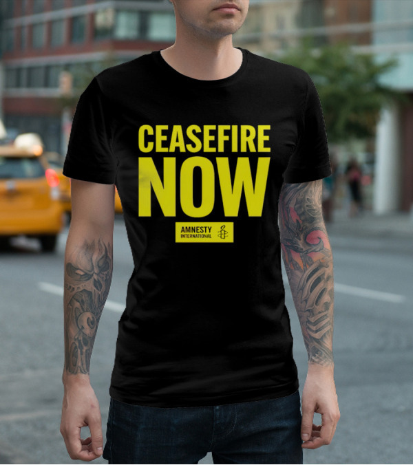 Ceasefire Now Amnesty International T-Shirt