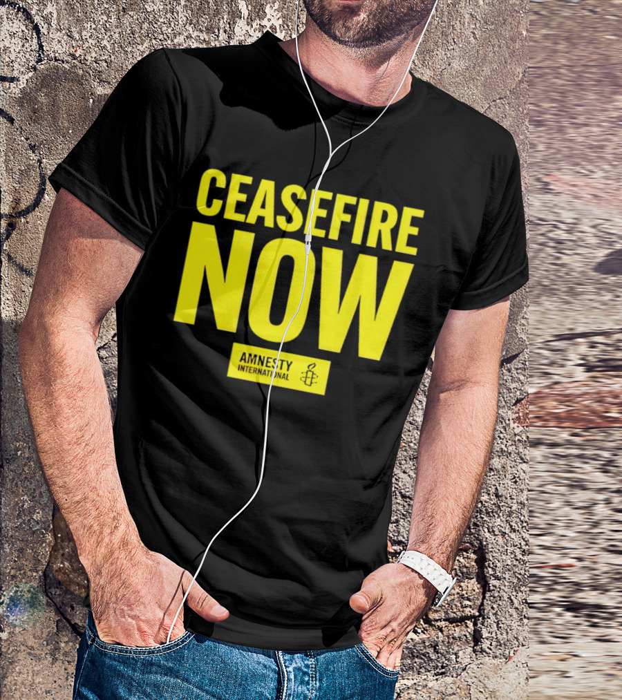 Ceasefire Now Amnesty International T-Shirt