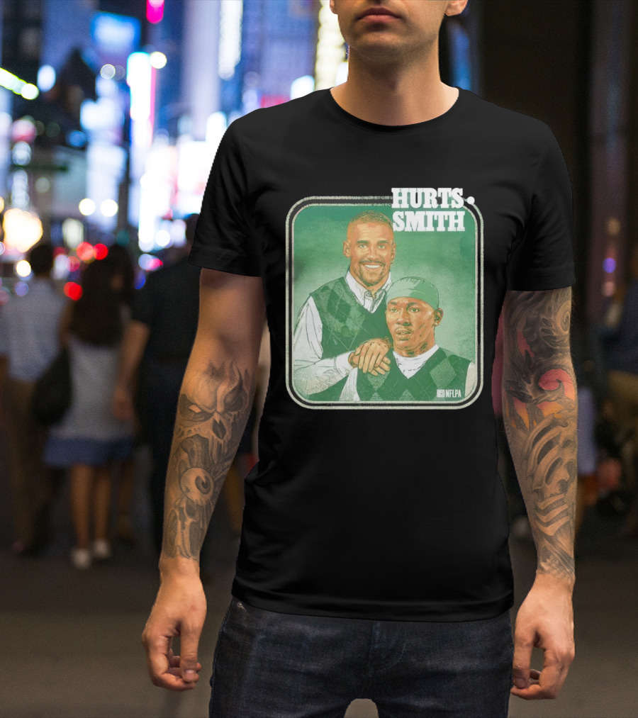 Jalen Hurts DeVonta Smith Philadelphia Step Brothers NFLPA Football T-Shirt