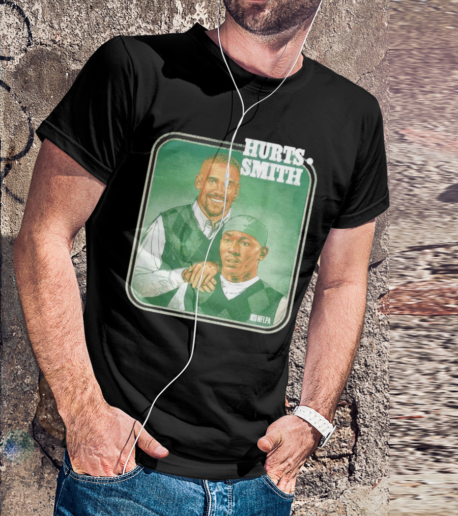 Jalen Hurts DeVonta Smith Philadelphia Step Brothers NFLPA Football T-Shirt