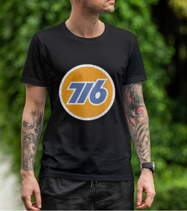 Union 76 Vintage Style 76 Gas Station Iconic T-Shirt