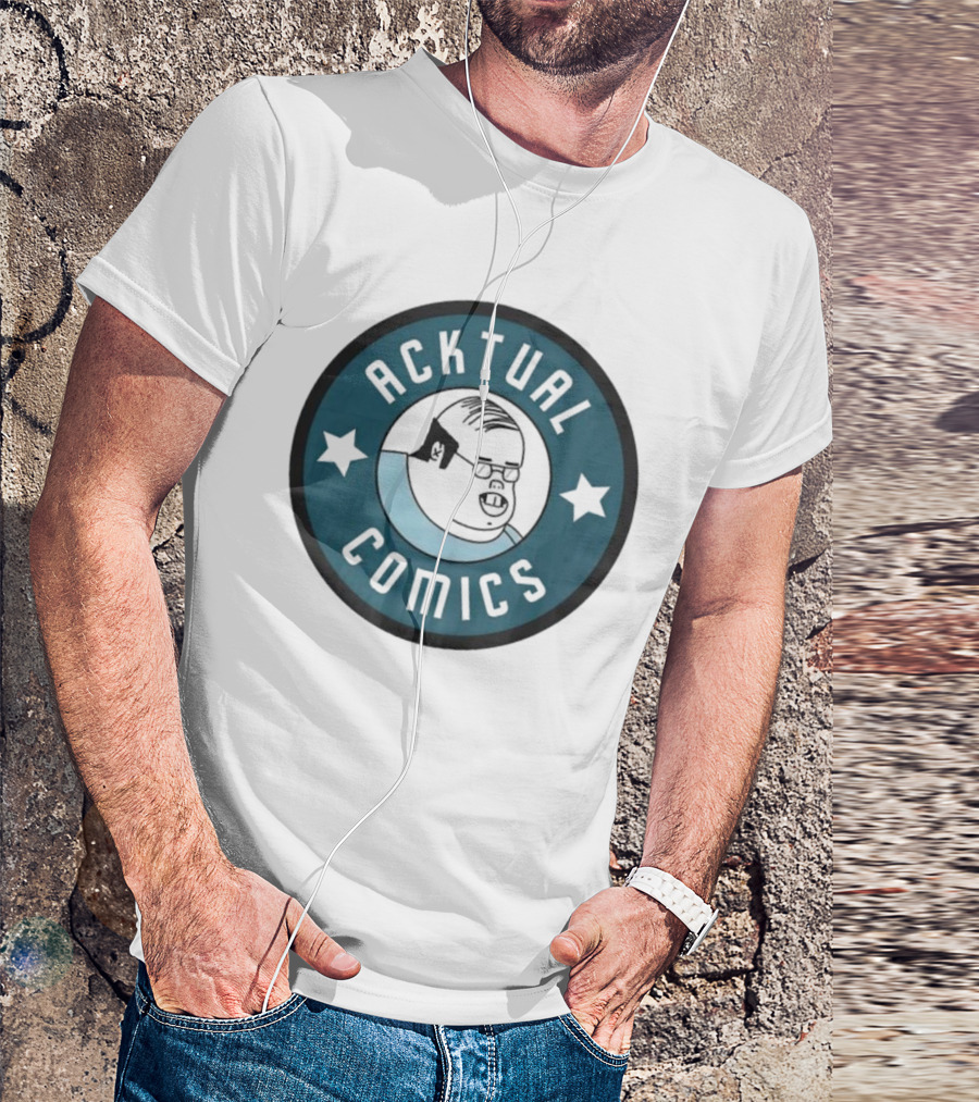 Acktual Comics Star Emblem T-Shirt