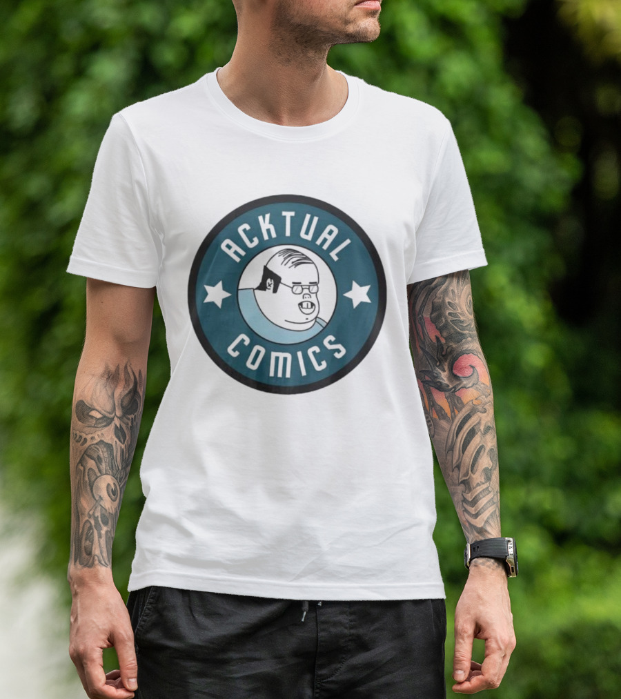 Acktual Comics Star Emblem T-Shirt