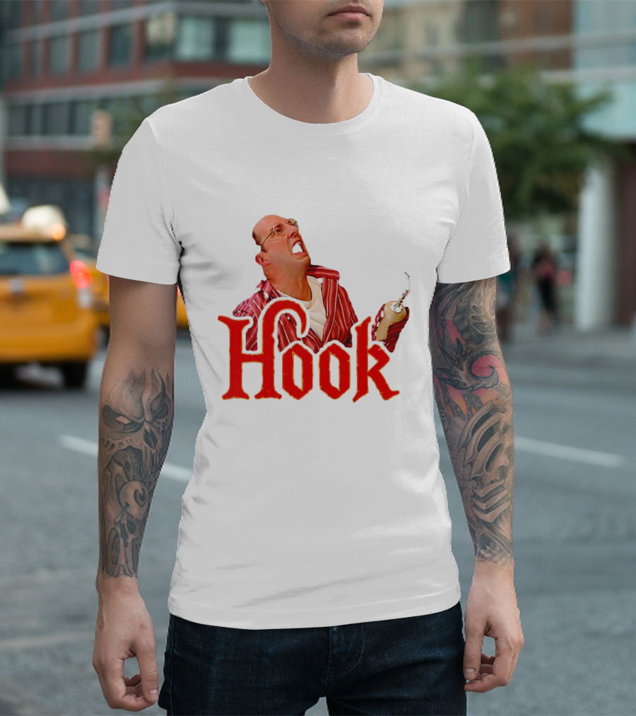 Buster Bluth Hook Screaming Red Striped T-Shirt