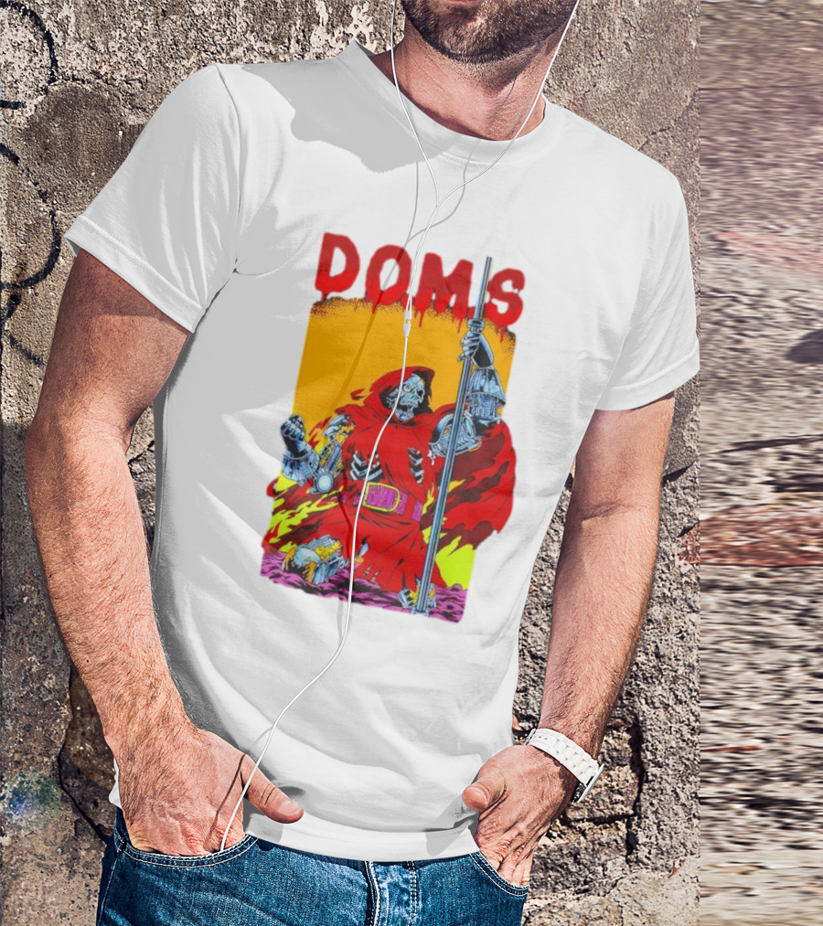 DOMS Warrior Skeleton Metal Armor Staff T-Shirt