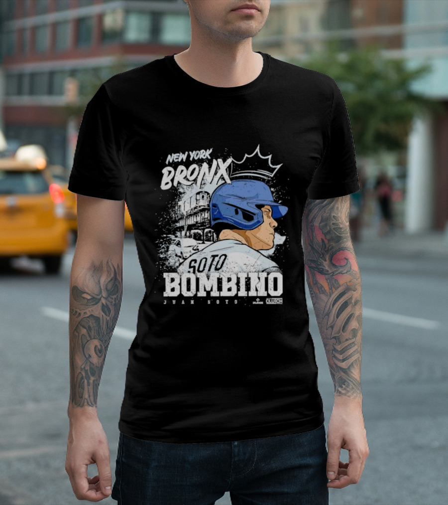 New York Bronx Soto Bombino Juan Soto Clutch Animated T-Shirt