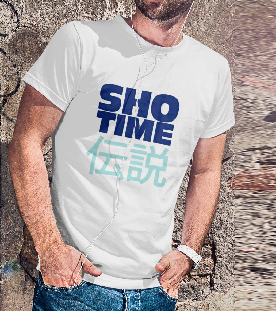 SHO TIME Shohei Ohtani Japanese 伝説 T-Shirt