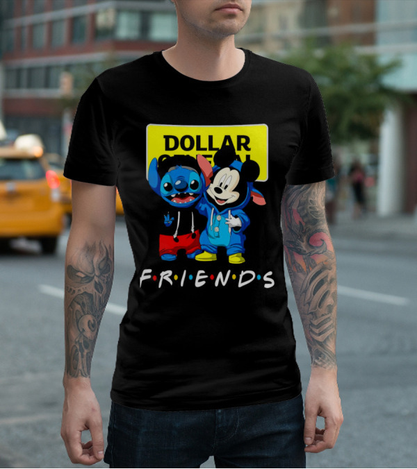 Stitch Mickey Friends Dollar General T-Shirt