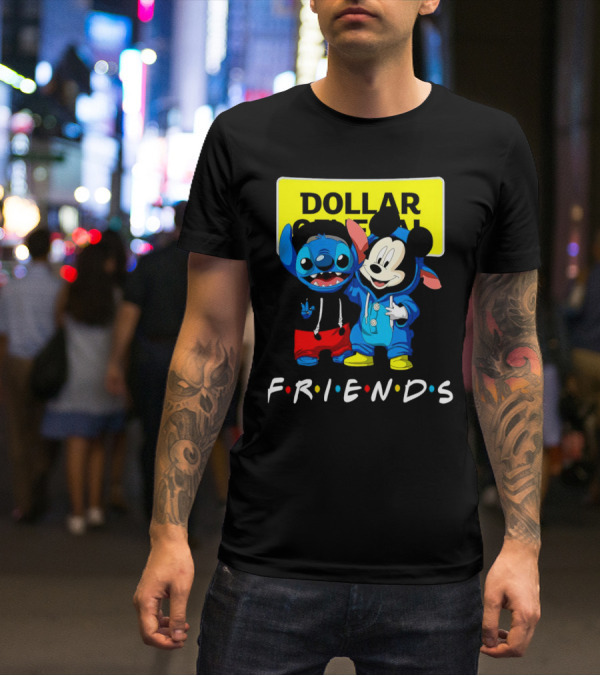 Stitch Mickey Friends Dollar General T-Shirt