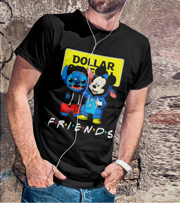 Stitch Mickey Friends Dollar General T-Shirt